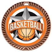 Hasty 2.5" Crest Medal Basketball All-Star Insert