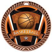 Hasty Crest Medal Basketball Varsity Insert