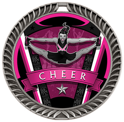 Hasty Crest Medal Cheer Varsity Insert. Personalization is available on this item.