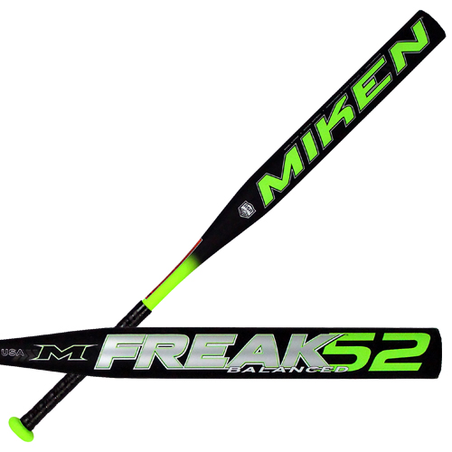 Miken Freak 52 Balanced ASA Slowpitch Bat. Free shipping and 365 day exchange policy.  Some exclusions apply.