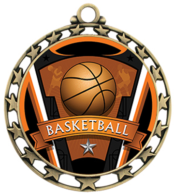 Hasty Super Star Medal Varsity Basketball Insert. Personalization is available on this item.
