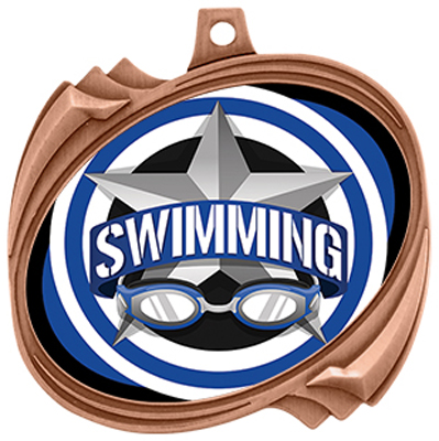 Hasty Swim All-Star Insert Hurricane Medals. Personalization is available on this item.