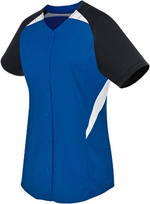 High Five Womens & Girls Galaxy Full Button Jersey. Decorated in seven days or less.