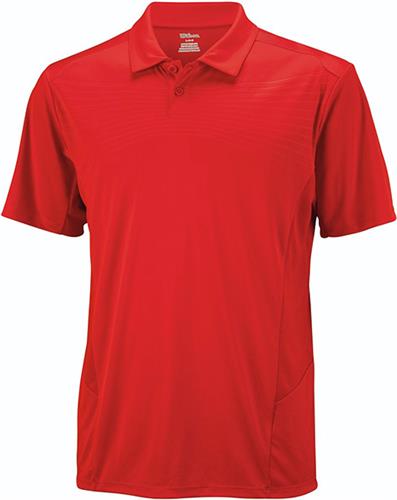 Wilson Tennis Solana Embossed Mens Polo. Printing is available for this item.