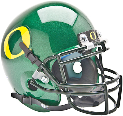 Schutt Oregon Ducks Mini XP Helmet (Set of 6)