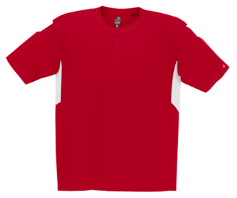 Badger Diamond Placket Baseball Jerseys - Closeout. Decorated in seven days or less.