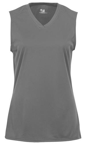 Badger Womens B-Core Sleeveless Tee - Closeout. Printing is available for this item.