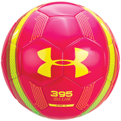 UA Under Armour Touchskin 395 Blur Soccer Ball SB872 Coral Teal 