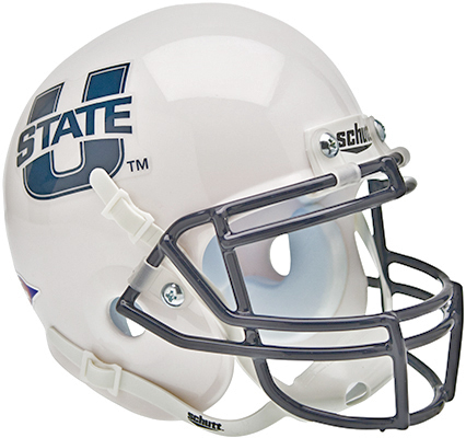 Schutt Utah State Aggies Mini XP Helmet (Set of 6)