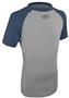 Youth (Grey/Navy or Grey/Red) 3/4 Sleeve Baseball Jersey T Shirt