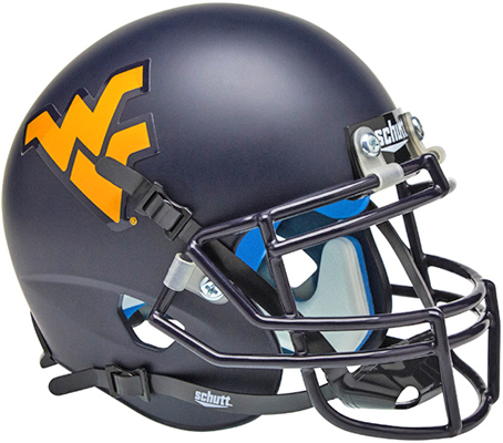 West Virginia Mountaineers Mini Helmet (Set of 6)