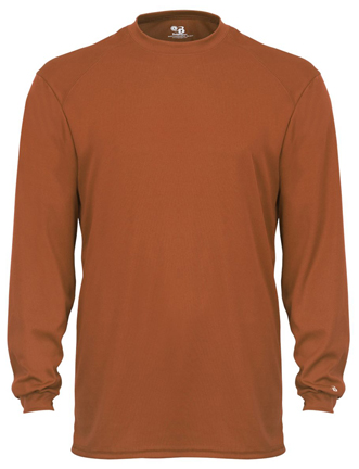 B-Core Long Sleeve Performance Tees-Closeout. Printing is available for this item.