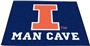 Fan Mats Univ of Illinois Man Cave Tailgater Mat