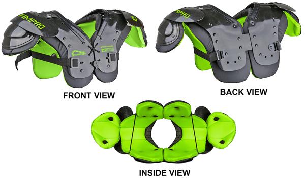 Champro Scorpion Youth Kid's Football Shoulder Pads All Sizes 