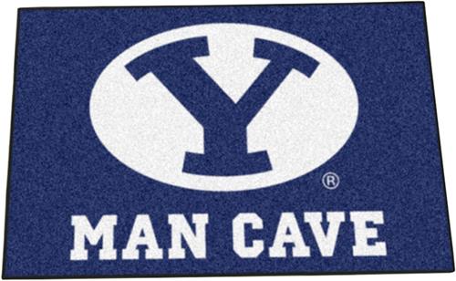 Fan Mats Brigham Young Univ Man Cave Starter Mat