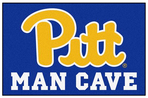 Fan Mats Univ of Pittsburgh Man Cave Starter Mat