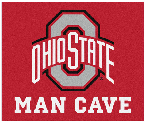 Fan Mats Ohio State Univ Man Cave Tailgater Mat