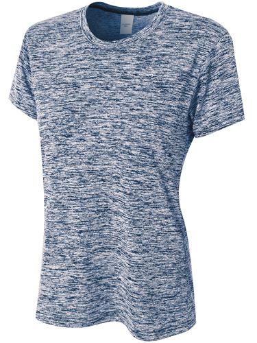 A4 Women's Polyester Space Dye Tech Shirt