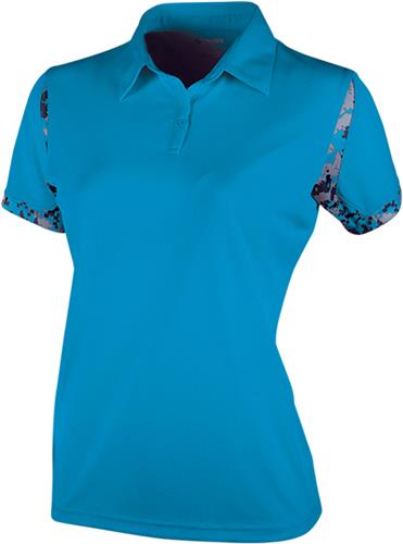 Tonix Women's Stamina Digi Camo Ultraknit Polo. Printing is available for this item.