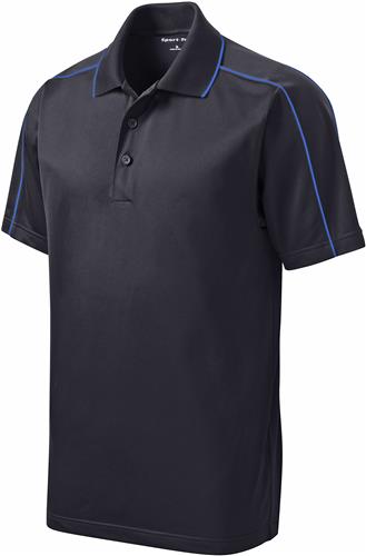Sport-Tek Men's Micropique Sport-Wick Piped Polo. Printing is available for this item.