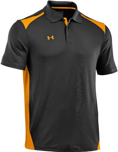 Under Armour Mens Team Colorblock Polo Shirts. Embroidery is available on this item.