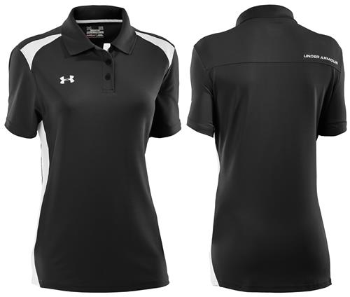 Under Armour Womens Team Colorblock Polo Shirt. Embroidery is available on this item.