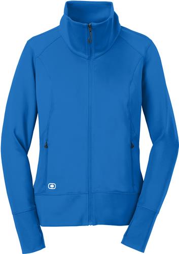 Ogio Ladies' ENDURANCE Fulcrum Full-Zip Jacket. Decorated in seven days or less.