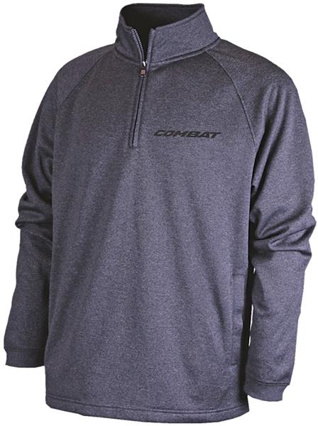 Combat Mens Combat Quarter Zip Baseball Sweatshirt. Free shipping.  Some exclusions apply.