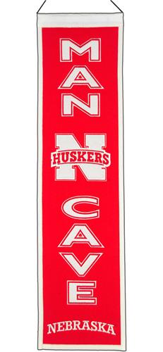 Winning Streak NCAA Nebraska Man Cave Banner