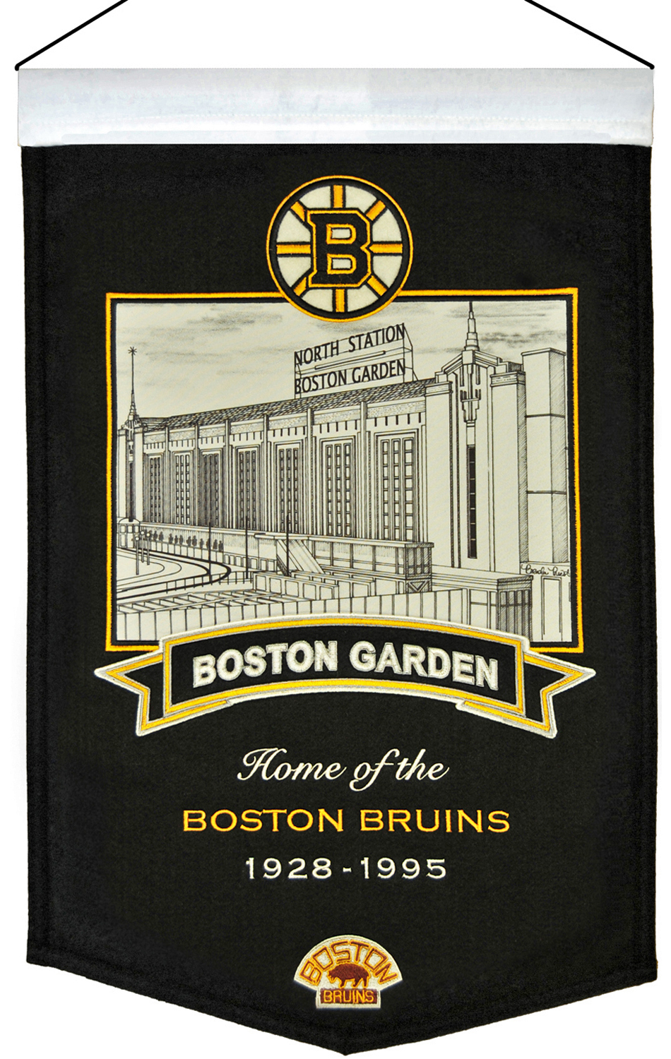 E103057 Winning Streak NHL Boston Garden Arena Banner