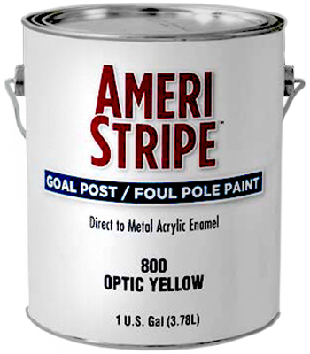 Ameri-Stripe Goal Post Foul Pole Gal. Yellow Paint