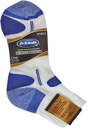 Dr Scholl's Mens TriZone Ankle Socks