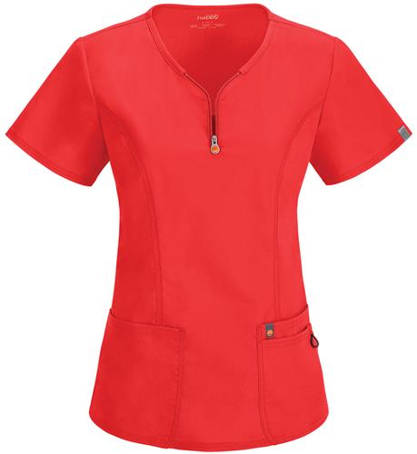 Code Happy Womens Bliss V-Neck Scrub Tops. Embroidery is available on this item.