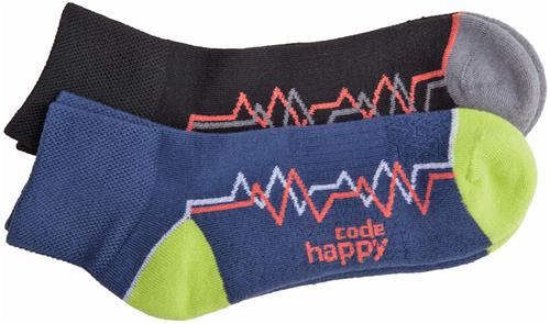 Code Happy Ecstatic Ankle Socks 2PK