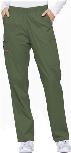 Dickies Natural Rise Tapered Leg PullOn Scrub Pant. Embroidery is available on this item.