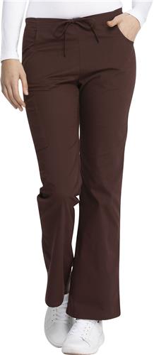 Dickies Women Mid Rise Drawstring Cargo Scrub Pant. Embroidery is available on this item.