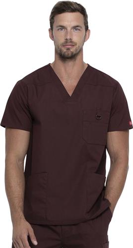 Dickies EDS Signature Mens V-Neck Scrub Top. Embroidery is available on this item.
