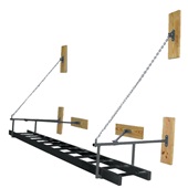 Jaypro Horizontal Wall Mounted Gym Climb Ladder