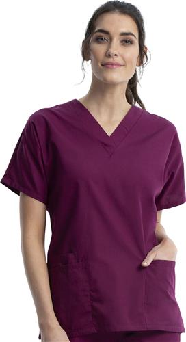 Womens WW Originals V-Neck Scrub Top. Embroidery is available on this item.