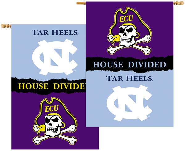 NCAA E. Carolina N. Carolina House Divided Banner
