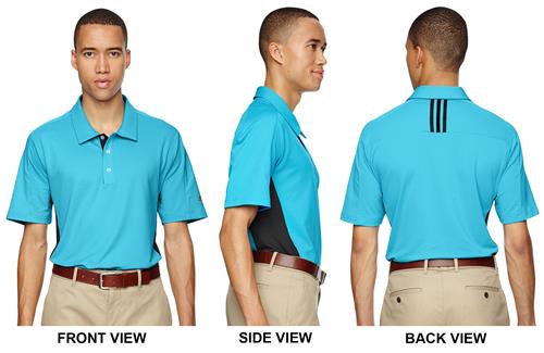 Adidas Golf Puremotion 3-Stripes Mens Polo Shirt. Printing is available for this item.