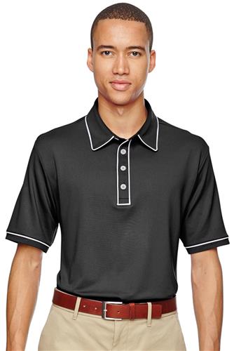 Adidas Golf Puremotion Piped Mens Polo Shirt. Printing is available for this item.