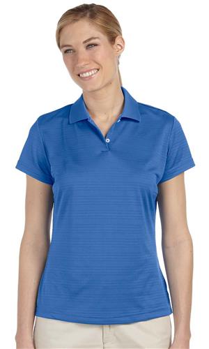 Adidas Golf Ladies Climalite Textured Polo Shirt. Printing is available for this item.