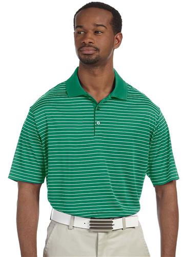 Adidas Golf Mens Climalite Pencil Stripe Polo. Printing is available for this item.