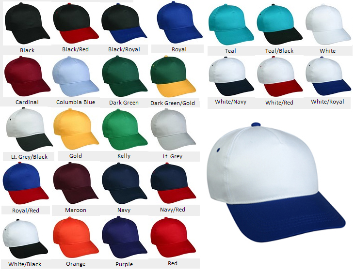 E10361 OC Sports Youth Adj. Single Snap Closure Cap GL455Y