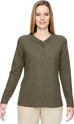 North End Ladies Excursion Nomad Waffle Henley