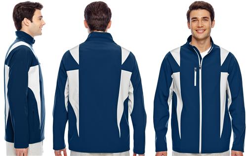Team 365 Mens Icon Colorblock Soft Shell Jacket