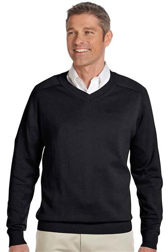 Devon & Jones Mens V-Neck Sweater. Printing is available for this item.