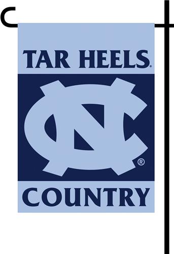 College Tar Heels 2-Sided Country Garden Flag