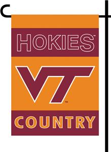 VA Tech Hokies Double and Two Sided Flag